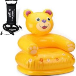 (USA*BN13) PREMIUM QULAITY FOR YOURS KIDS STARS ,AGE 0-5YEARS PRIMIUM WORLD FAMUS TEDDY ANIMAL SHAPE INFLATABLE AIR CHAIR(HAWA WALI KURSI) WITH THREE VALVE HEAVY DUTY MANUAL AIR PUMP.BEST SELLER ,PEOPLE CHOICE GIFT FOR KIDS AGE 0- 5 YEARS KIDS AND BABY TEDDY ANIMAL CHAIR, COMFIRTABLE AND ENJOYBLE ,LIKES AND LOVED BY YOURS KIDS AND BABIES. BEST GIFT FOR YOUR GROWING KIDS. Inflatable Sofa/ Chair, Inflatable Toy Pump-77