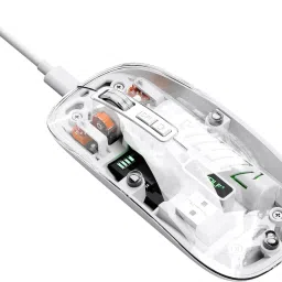 MILICRYSTAL Silent Wireless Mouse with USB Receiver & Battery Compartment Wireless Ergonomic Touch Gaming Mouse-image-71