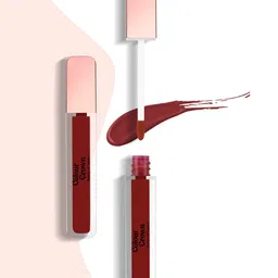 CROWN Liquid Lipstick- LP01 Maple Maroon- 3.5ml-36