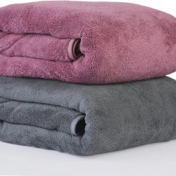 Microfiber 400 GSM Bath Towel Set-image-4