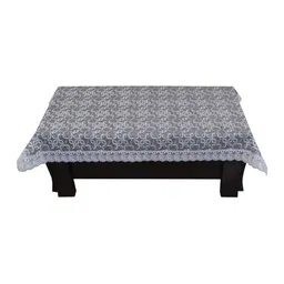CASA-NEST Black Geometric 8-Seater Rectangle Table Cover-27