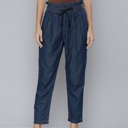 Flying Machine Women Blue High-Rise Jogger Jeans-image-84