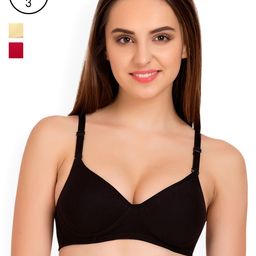 Tweens Pack of 3 Full-Coverage T-shirt Bras TW91301-19