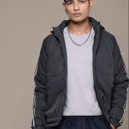 Roadster Raglan Sleeves Padded Jacket With A Hood-picture-44