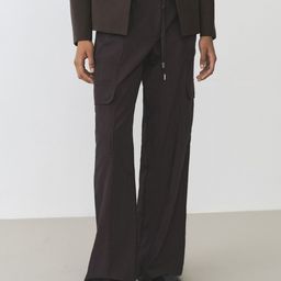 MANGO Women Straight Fit Cargos-image-56