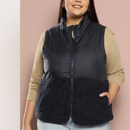 Sztori Plus Size Sleeveless Padded Jacket-16