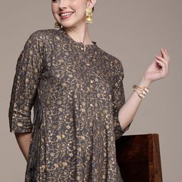 Anouk Women Ethnic Motifs Printed Anarkali Kurta-image-53