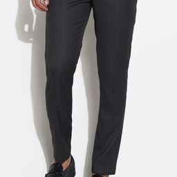 SHOWOFF Men Striped Comfort Tapered Fit Low-Rise Trousers-image-80