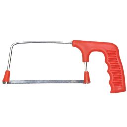 6-Inch 150mm Mini Hacksaw With Red Handle And Cutting Blade For Small Projects - RS7562 6-Inch 150mm Mini Hacksaw With Red Handle And Cutting Blade For Small Projects - RS7562 image 2