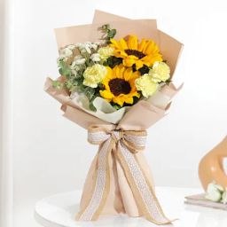 Sunny Glow Sunflower Bouquet-image-3