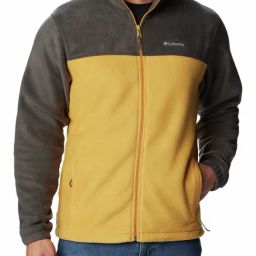 Columbia Yellow Regular Fit Jacket-image-67