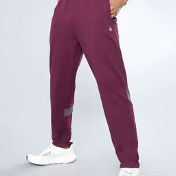 CULT Men Maroon Move it Joggers-image-71