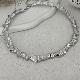 StyleCast x Revolte Silver-Plated Statement Necklace-50