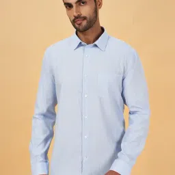Byford by Pantaloons Light Blue Slim Fit Shirt-picture-47