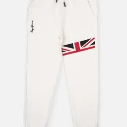 Pepe Jeans Kids White Printed Joggers-picture-26