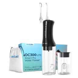 Oracura OC300 LITE Smart Pro Rechargeable Water Flosser With Micro-Bubble Technology (Black)-image-32