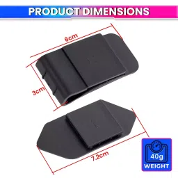 Amici Auto Intercom Mounting Clip Over Ear Compatible with Ejeas V6, V6 Pro, V4 Plus Intercom (Pack of 2) image 5