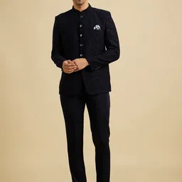 Manyavar Self Design Tailored-Fit 2 Piece Suit-picture-36