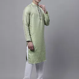 Jompers Men Regular Kurta with Pyjamas image 4