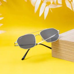 Ted Smith Black Aviator UV Protection Unisex Sunglasses-image-43