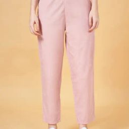 Honey by Pantaloons Pink Cotton Pants-38