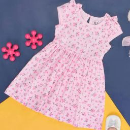 YU by Pantaloons Kids Pink Cotton Floral Print Dress-image-65