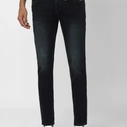 Van Heusen Denim Labs Navy Skinny Fit Jeans-image-1