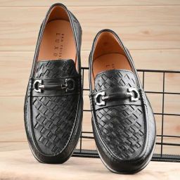 San Frissco Men's Black Casual Loafers-image-57