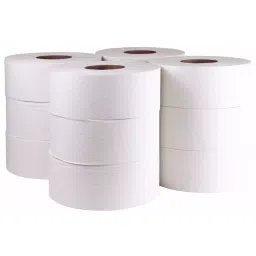 TOUGH GUY Jumbo Core White 228.6 mm(9 Inch) Toilet Paper Roll 1000 ft, 31KY17 (Pack of 12)-image-29