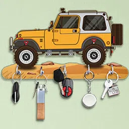Craft vibes Wooden Key holder-image-89