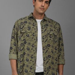 Louis Philippe Jeans Men Slim Fit Floral Opaque Printed Casual Shirt-image-54
