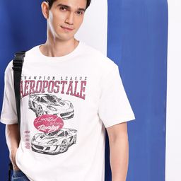 Aeropostale Pure Cotton Graphic Printed Relaxed Fit T-shirt-picture-43