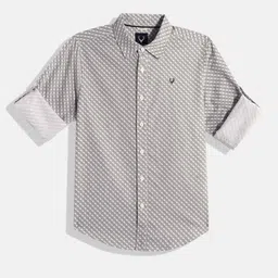 Allen Solly Junior Boys Printed Pure Cotton Casual Shirt-picture-43