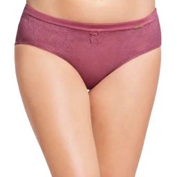Amante Pink Lace Pattern Hipster Panty-picture-5