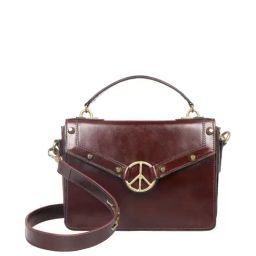 Hidesign Rebels Lenin 01 Cherokee Red Solid Small Handbag-46