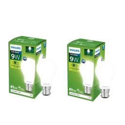 Philips 9 Watt Full Glow Energy Saver Glass B22 LED Bulb - Pack of 2 (Cool Daylight)-image-42