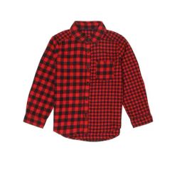 Mothercare Kids Red Chequered Full Sleeves Shirt-12