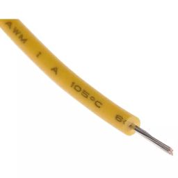 RS PRO 8724622 0.2 mm² Single Core Hook Up Wire Yellow 100 m-image-101