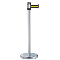 RS PRO Silver Steel Retractable Barrier, 2m, Yellow/Black Tape Model No 1745976-image-71