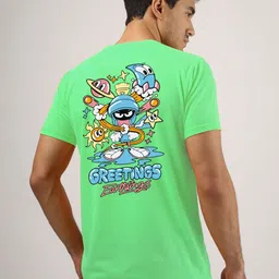 Greylongg Men Graphic Printed Round Neck T-shirt-picture-18