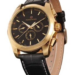 FORSINING Men Dial & Leather Straps Analogue Watch FSG6625M3G1-image-52