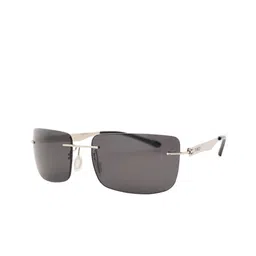 TAMZY Unisex Black Lens & Black Aviator Sunglasses with-image-27
