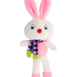 Tickles Car Hanging Rabbit Soft Stuffed Plush Animal Toy for Kids Birthday Gifts (Color: Pink Size: 25 cm)-23