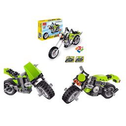 Sanjary 3in1 Creative Amazing Harley Cruiser Building Educational Blocks Learning Bricks Set-129pcs color design may vary-10