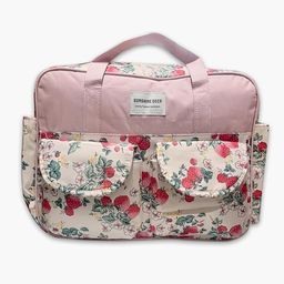 Winnies Diaper Bag Multifunctional Maternity Bag Stylish Baby Travel Bag, tote bag-Pink-image-67