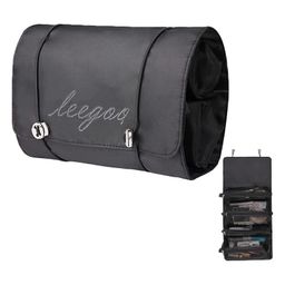 JD Fresh 4 in 1 Large Cosmetic Mesh Bag for Makeup Organizer - Black-10