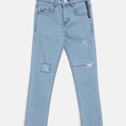 Tales & Stories Denim Woven Distressed Jeans - Light Blue-picture-45