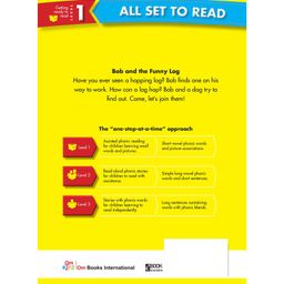 om books international All set to Read A Phonic Reader Bob and the Funny Log Book - English image 2