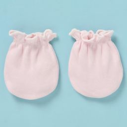 Ben Benny Interlock Mittens Solid Floral & Rabbit Print Pack of 3 - White & Red image 3