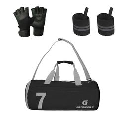 GROUPERS Printed Medium Foldable Sports or Gym Duffel Bag-image-52